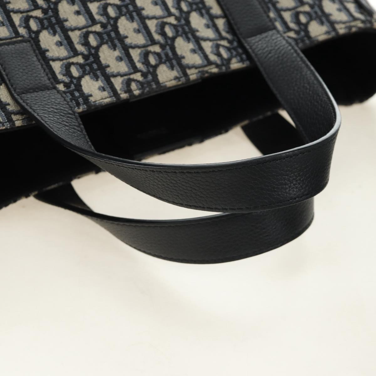 Christian Dior Trotter Canvas Hand Bag 2way Navy Silver Auth ki6683SAM - Jerrillo image 7