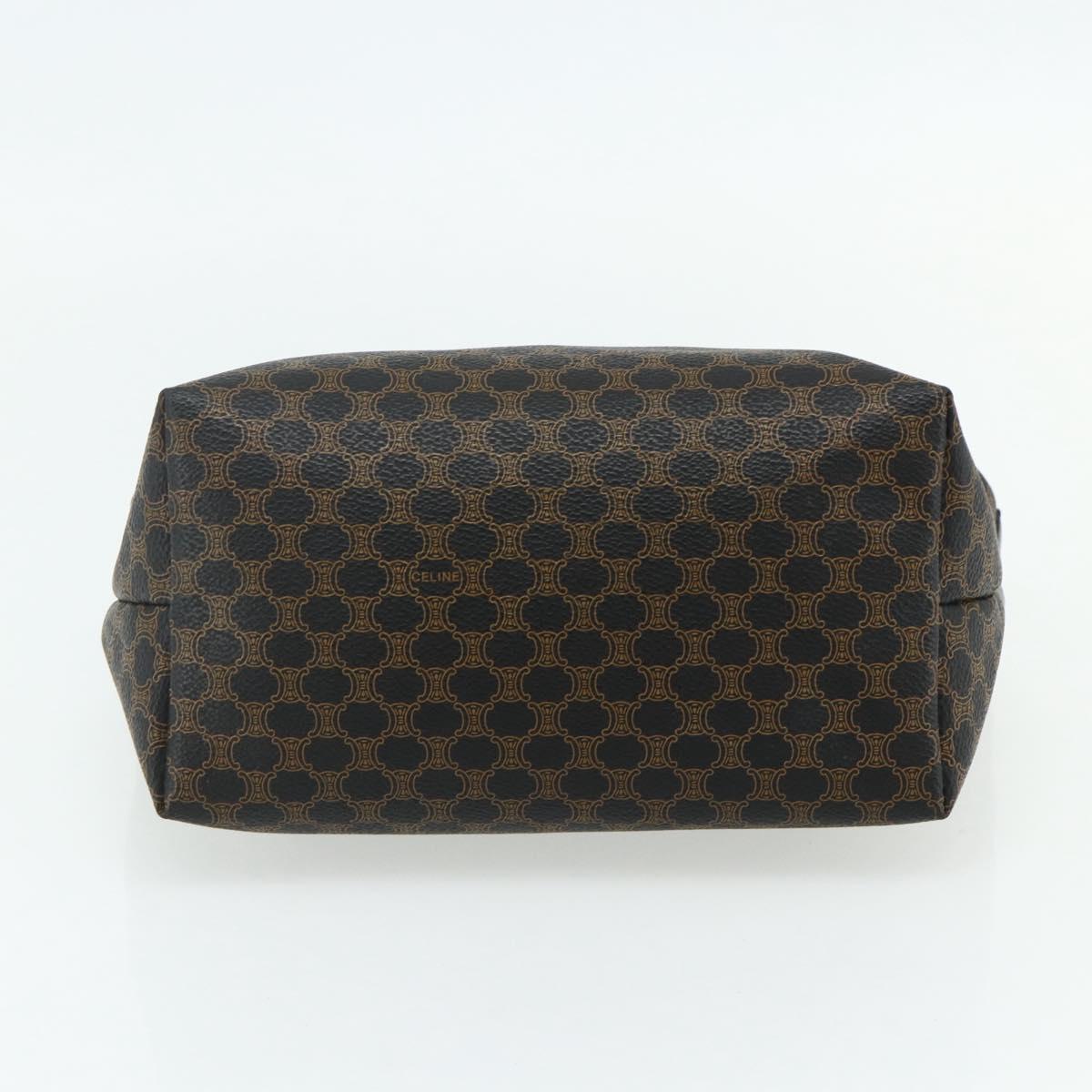 CELINE Macadam Canvas Hand Bag PVC Leather Black Gold Auth mr2503A - Jerrillo image 9