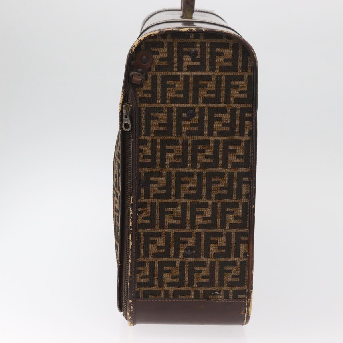 FENDI Zucca Canvas Trunk Black Brown Auth ti3936A - Jerrillo image 3