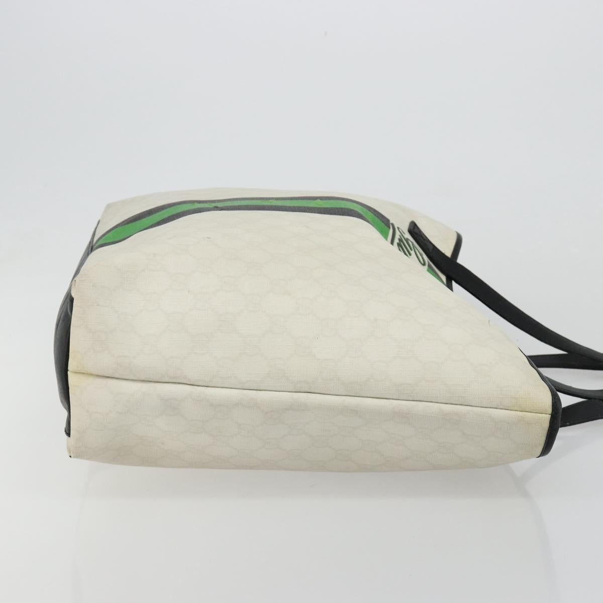 GUCCI GG Supreme Sherry Line Tote Bag PVC White 257245 Auth ti3964 - Jerrillo image 3