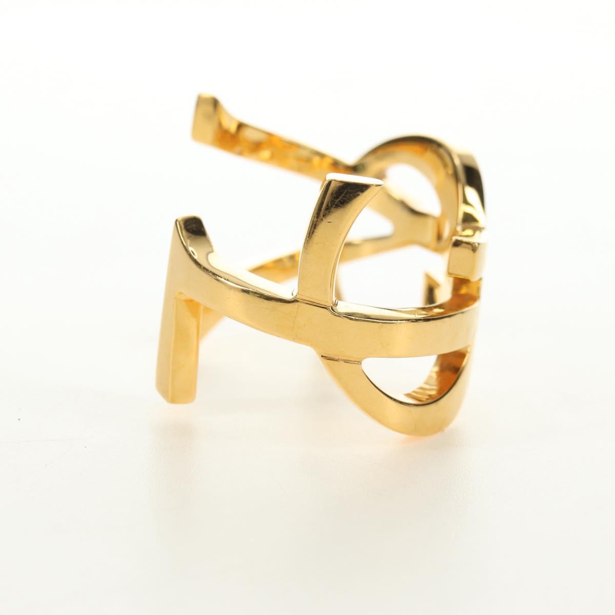 SAINT LAURENT Cassandra Bracelet metal Gold Auth yk20367M - Jerrillo image 5