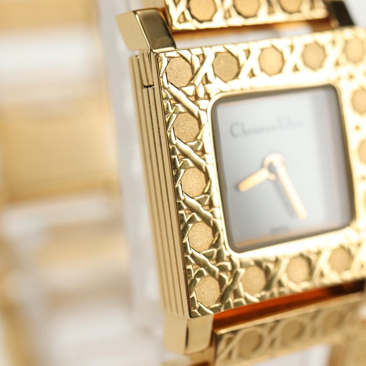 Christian Dior La Parisienne Watches metal Gold Auth yk20475M - Jerrillo image 6