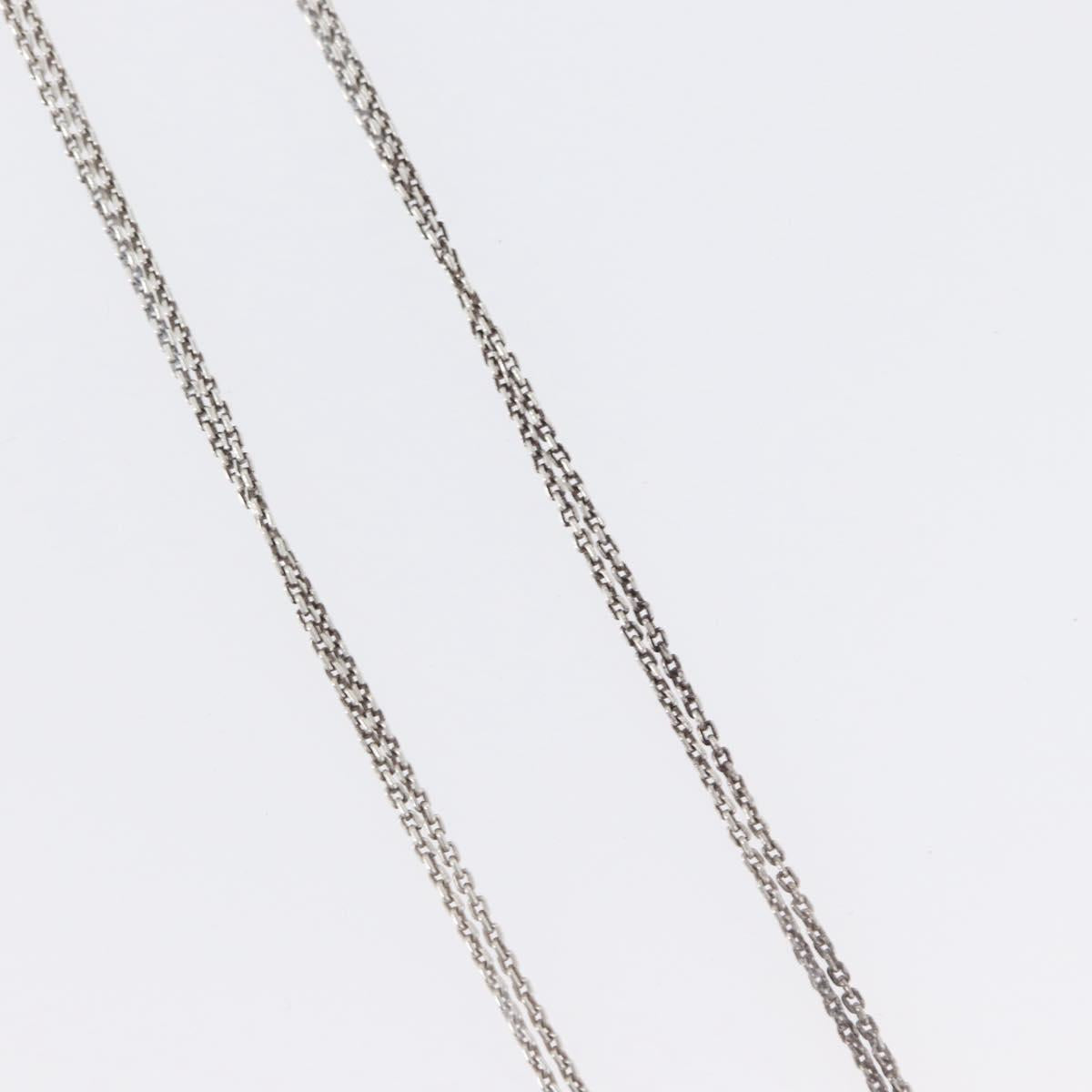 TIFFANY&Co. Hardware Double Link Necklace Ag925 Silver Auth 133241SAM - Jerrillo image 5