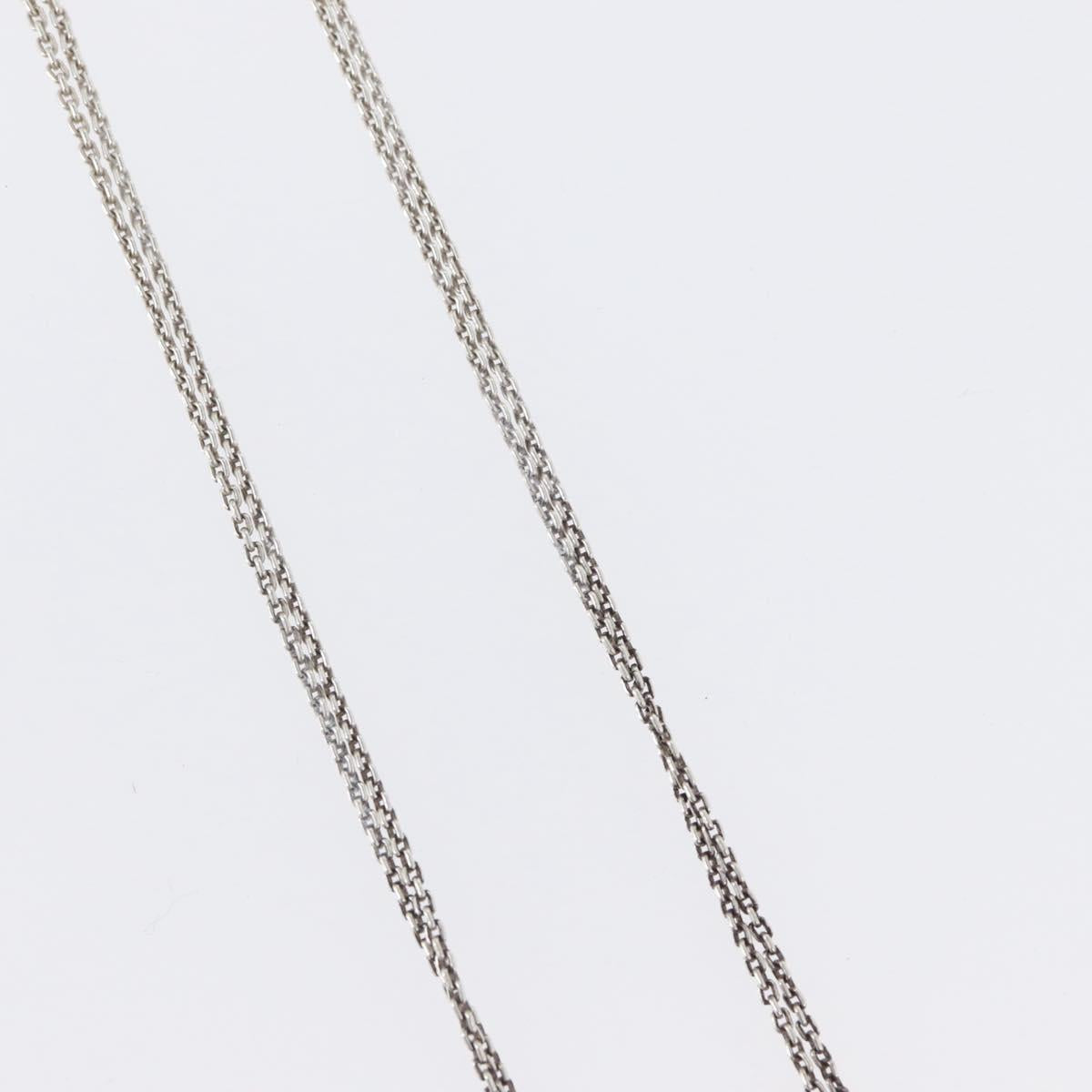 TIFFANY&Co. Hardware Double Link Necklace Ag925 Silver Auth 133241SAM - Jerrillo image 6