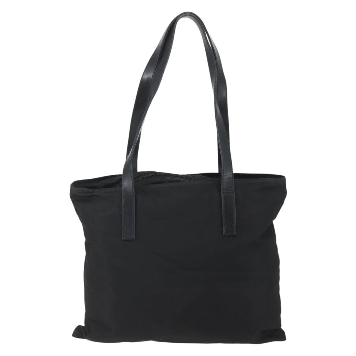 PRADA Tote Bag Nylon Black Silver Auth 151579 - Jerrillo image 2