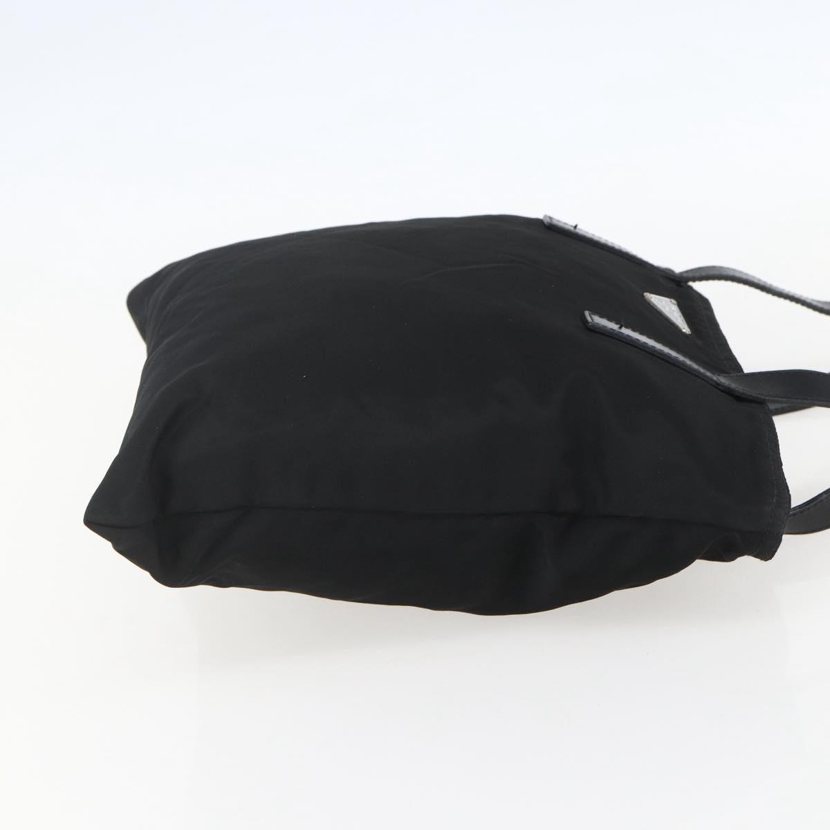 PRADA Tote Bag Nylon Black Silver Auth 151579 - Jerrillo image 4