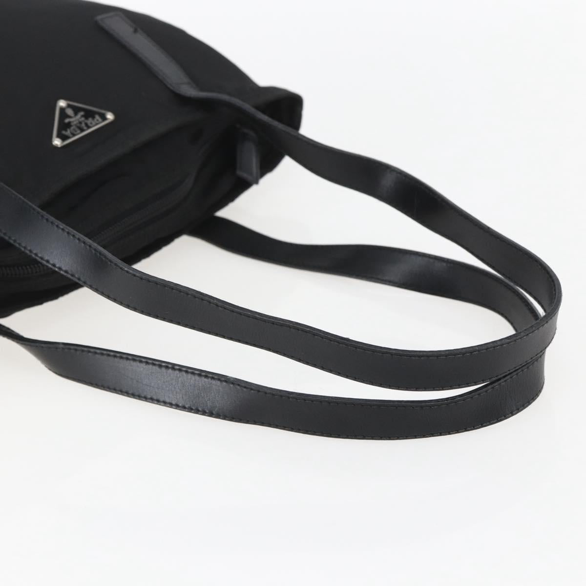 PRADA Tote Bag Nylon Black Silver Auth 151579 - Jerrillo image 7