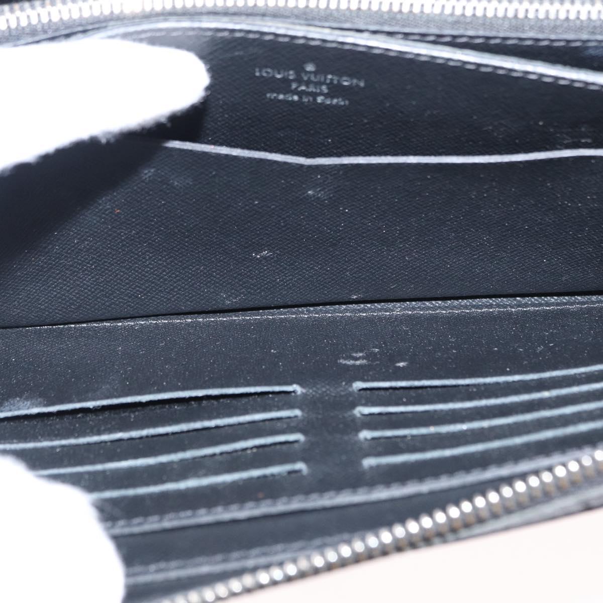 LOUIS VUITTON Taiga Zippy XL Long Wallet Black M44275 LV Auth 153416 - Jerrillo image 10