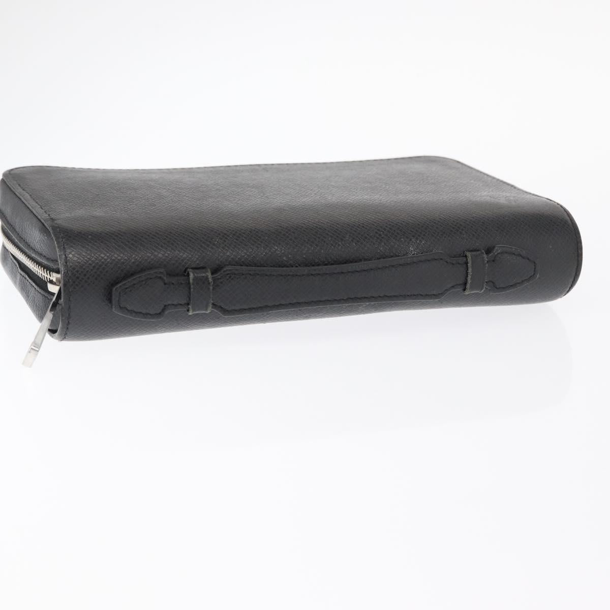 LOUIS VUITTON Taiga Zippy XL Long Wallet Black M44275 LV Auth 153416 - Jerrillo image 6