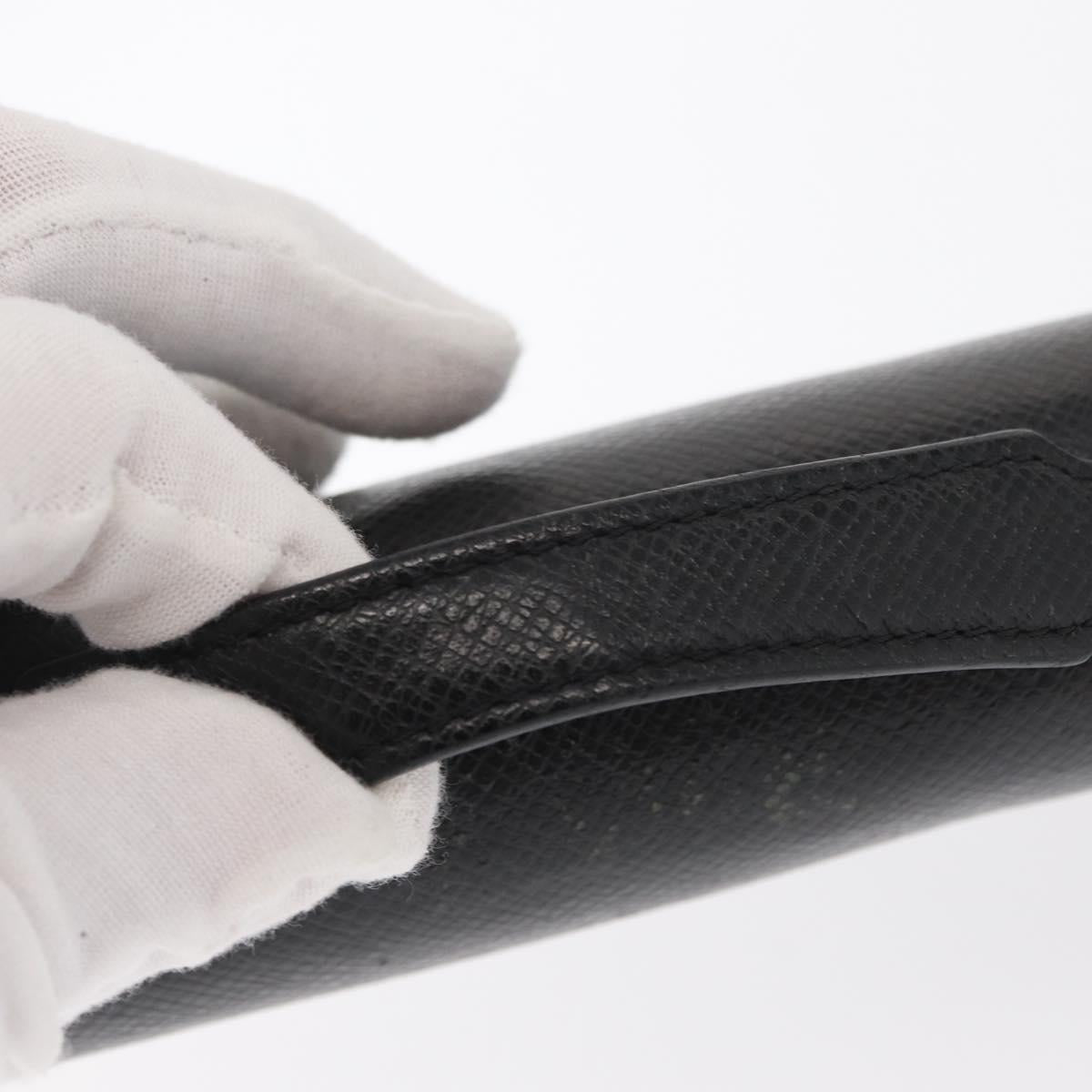 LOUIS VUITTON Taiga Zippy XL Long Wallet Black M44275 LV Auth 153416 - Jerrillo image 7