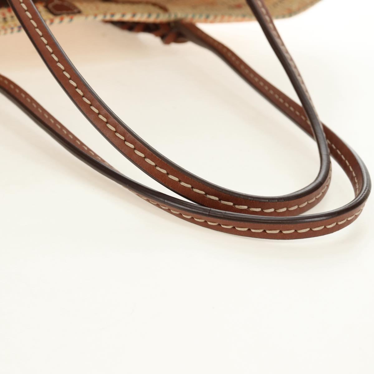 PRADA Tote Bag Raffia Beige Auth 167416SM - Jerrillo image 7