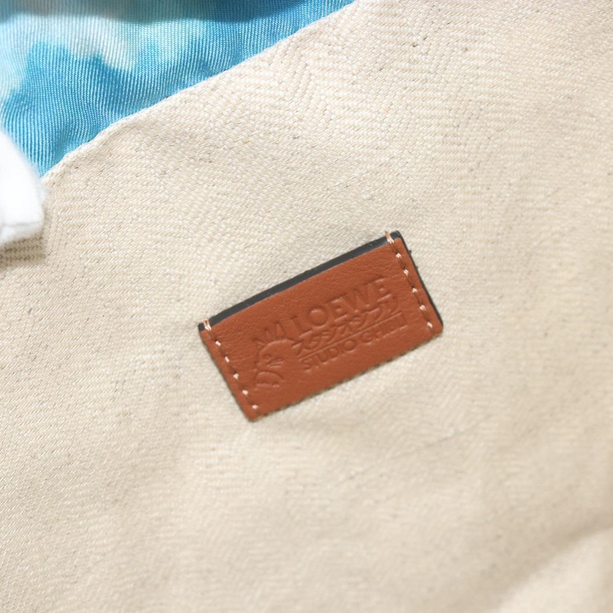 LOEWE x Studio Ghibli Howl's Moving Castle Pouch Nylon Blue Auth 167479M - Jerrillo image 10