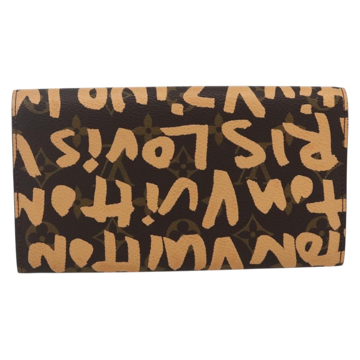 LOUIS VUITTON Graffiti Porte Monnaie Credit Wallet Orange M92190 Auth 168049SAV - Jerrillo image 2