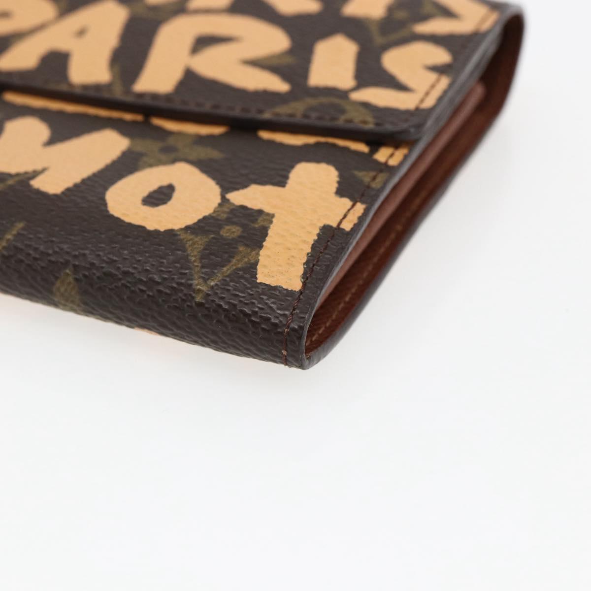 LOUIS VUITTON Graffiti Porte Monnaie Credit Wallet Orange M92190 Auth 168049SAV - Jerrillo image 7