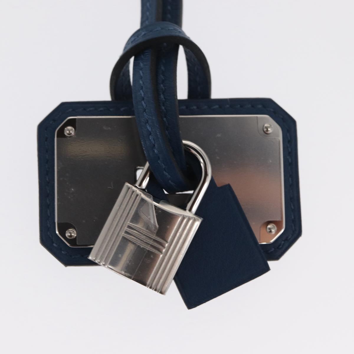 HERMES Okelley GM Necklace Leather Navy Auth 169915SAV - Jerrillo image 3