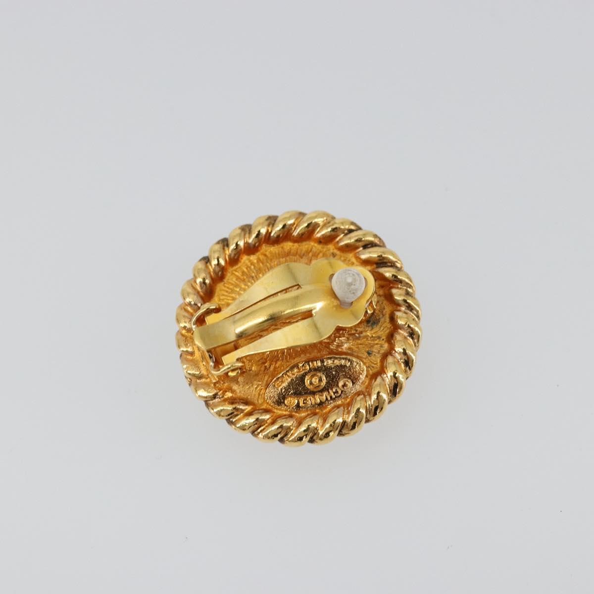 Orecchini CHANEL in metallo color oro con logo CC, autenticazione 175112 - Jerrillo image 7