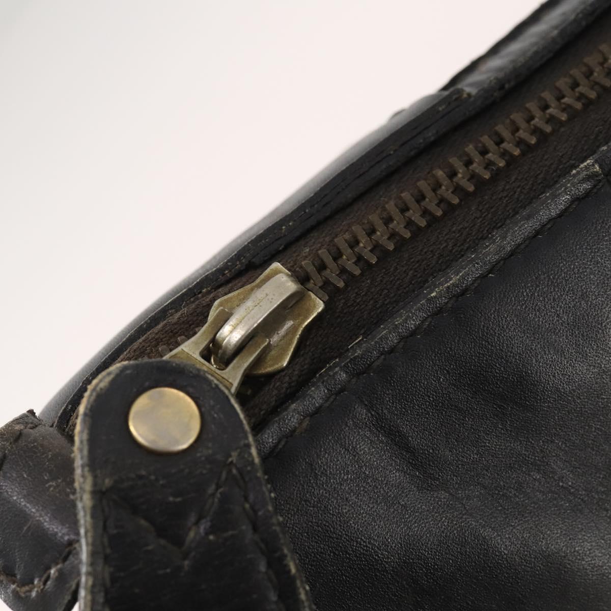 GUCCI GG Canvas Web Sherry Line Boston Bag Black Gold Auth 175830A - Jerrillo image 10