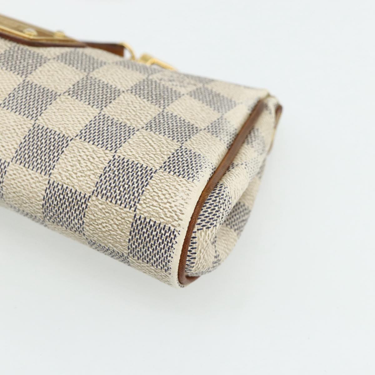 LOUIS VUITTON Damier Azur Eva Shoulder Bag 2way N55214 LV Auth 176535 - Jerrillo image 9