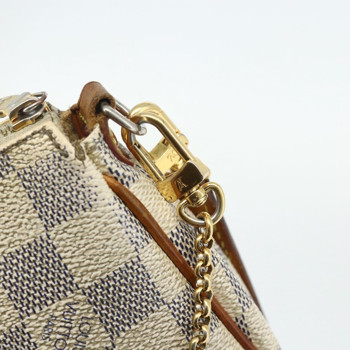 LOUIS VUITTON Damier Azur Eva Shoulder Bag 2way N55214 LV Auth 176535 - Jerrillo image 10