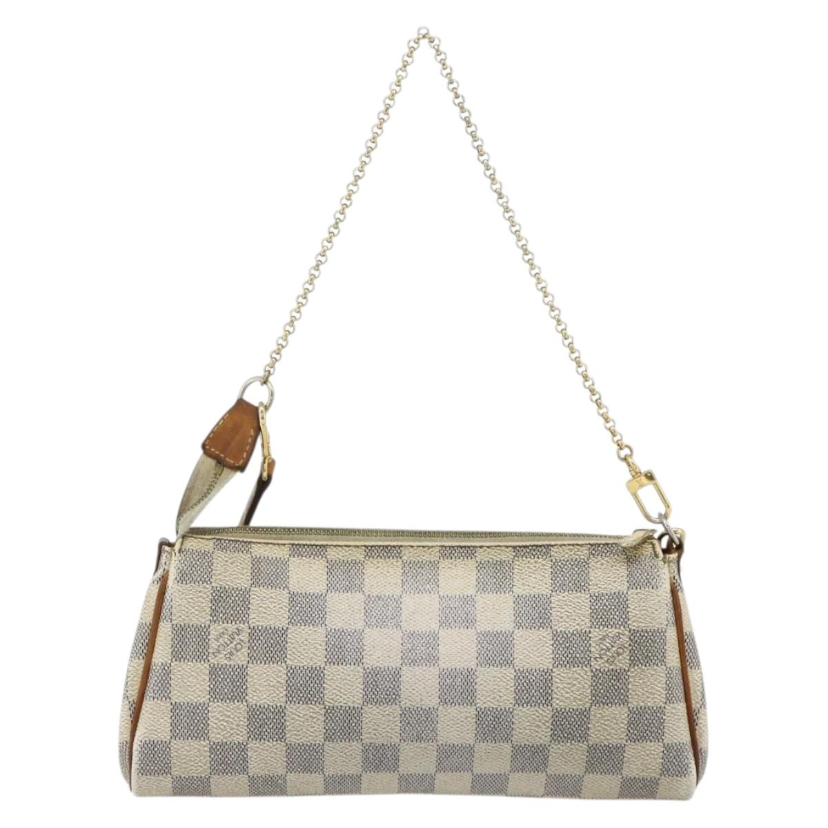 LOUIS VUITTON Damier Azur Eva Shoulder Bag 2way N55214 LV Auth 176535 - Jerrillo image 2