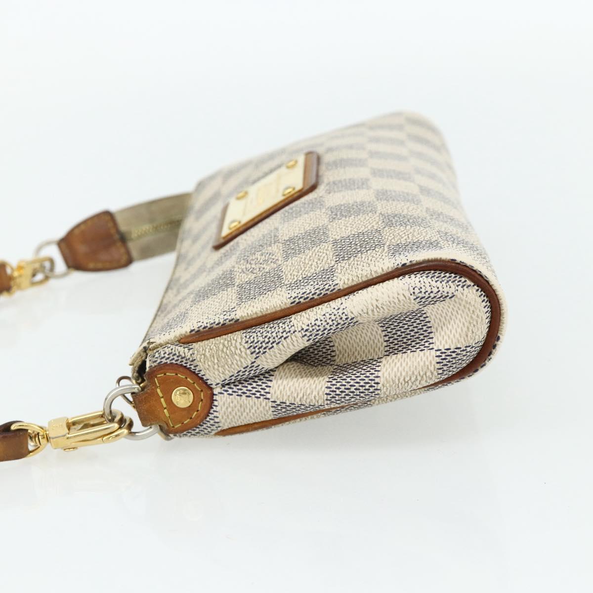 LOUIS VUITTON Damier Azur Eva Shoulder Bag 2way N55214 LV Auth 176535 - Jerrillo image 3
