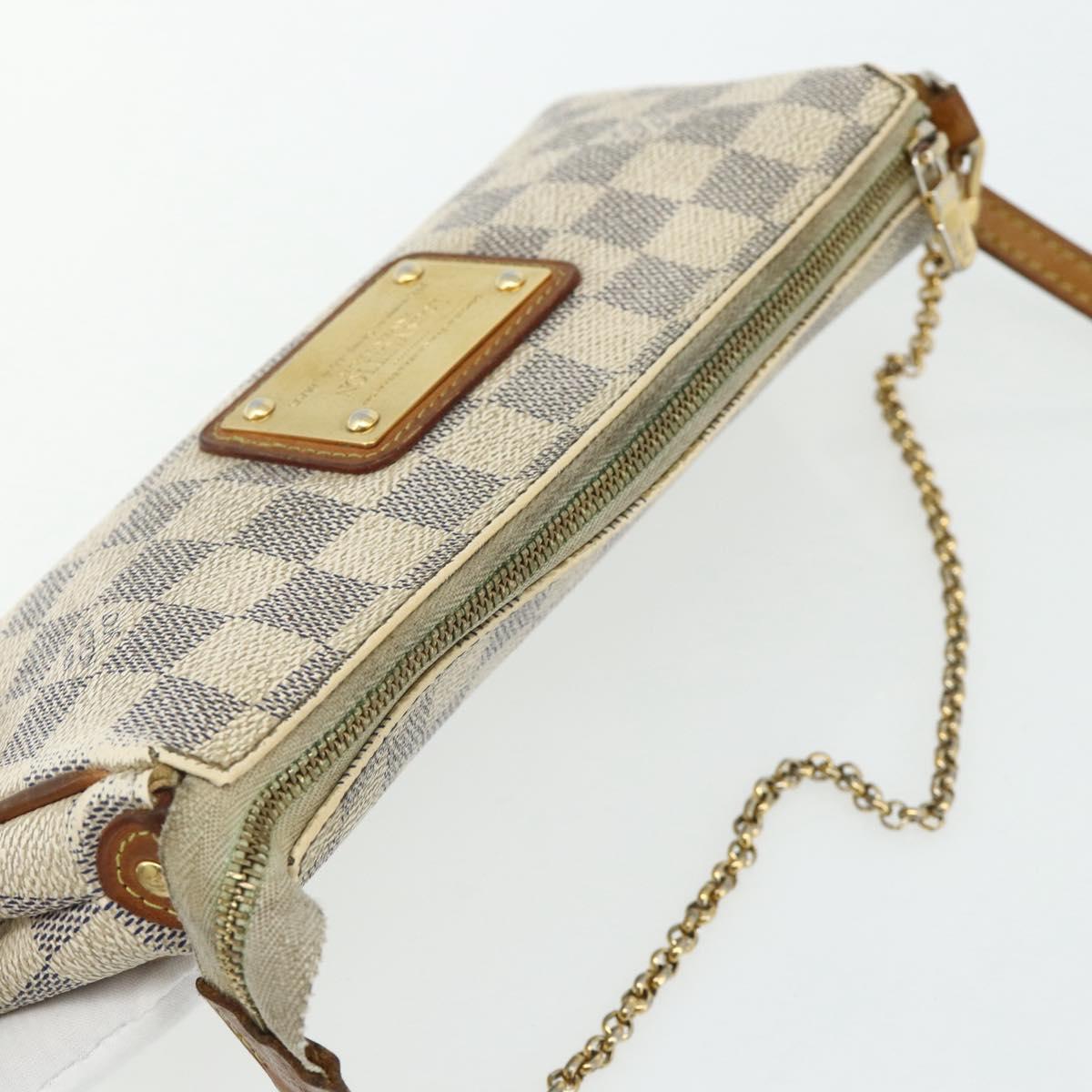 LOUIS VUITTON Damier Azur Eva Shoulder Bag 2way N55214 LV Auth 176535 - Jerrillo image 6