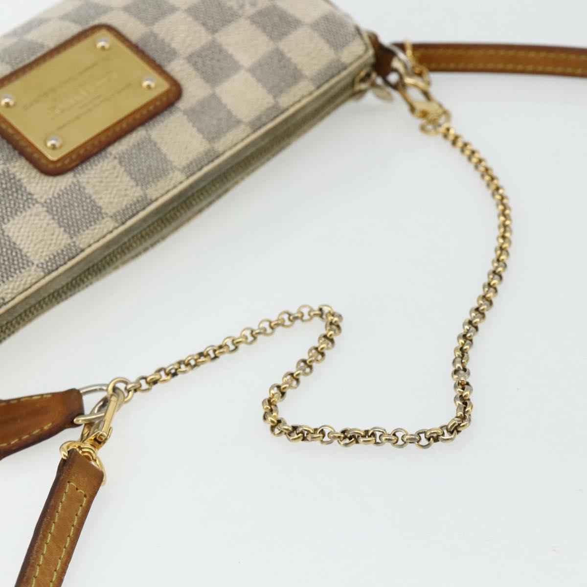 LOUIS VUITTON Damier Azur Eva Shoulder Bag 2way N55214 LV Auth 176535 - Jerrillo image 7