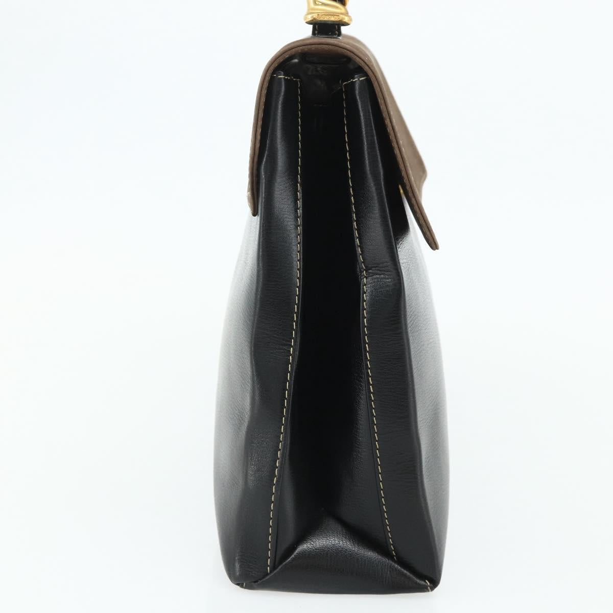 LOEWE Velazquez Hand Bag Leather Black Gold Auth 178120A - Jerrillo image 3