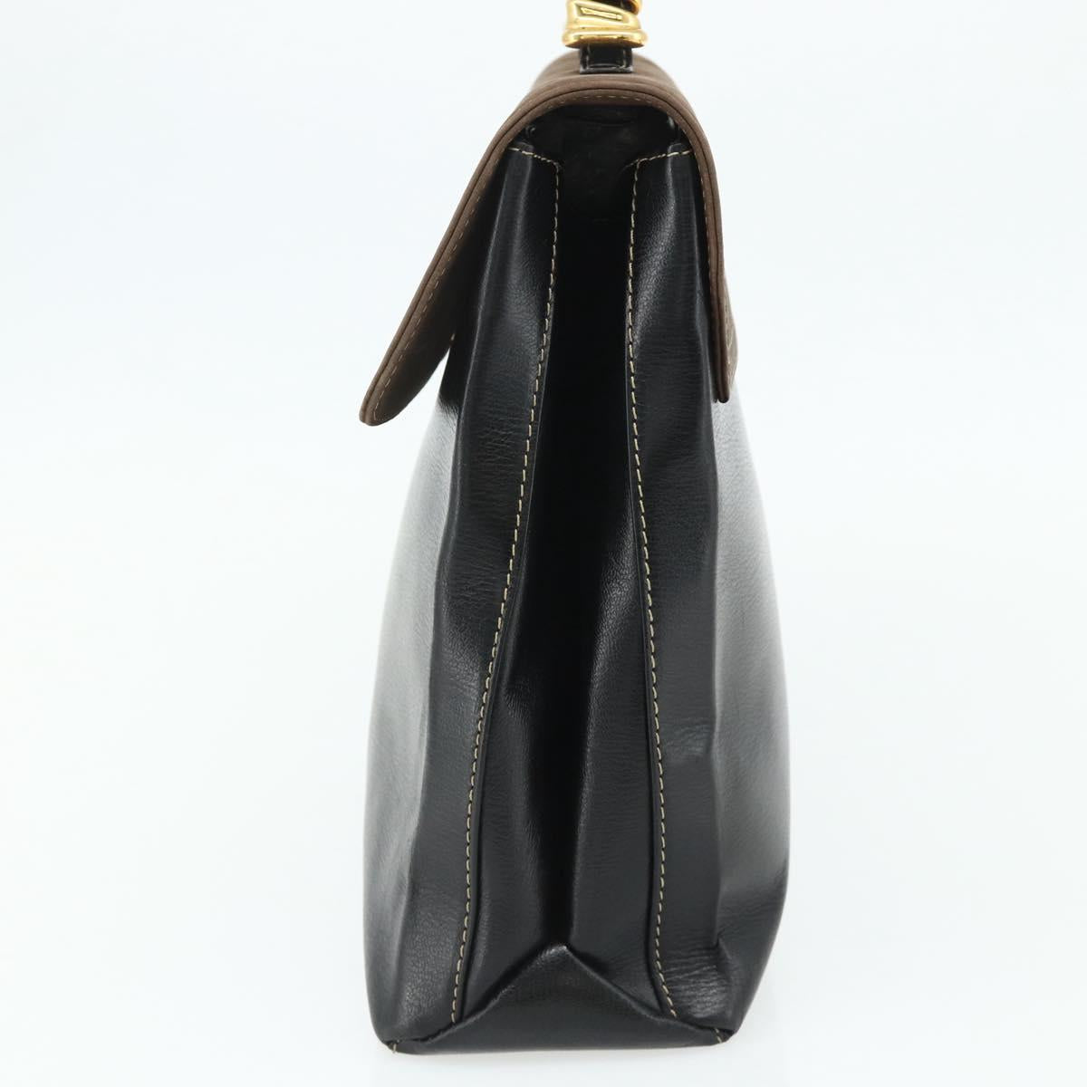 LOEWE Velazquez Hand Bag Leather Black Gold Auth 178120A - Jerrillo image 4