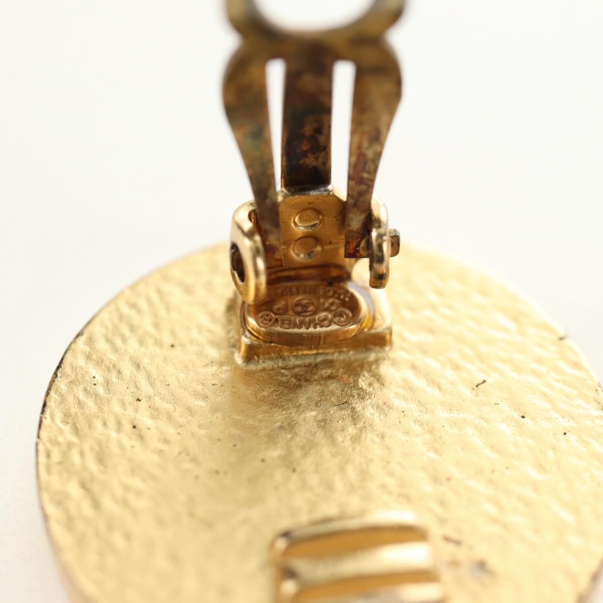 CHANEL Earring metal Gold Tone CC Auth 180939M - Jerrillo image 7