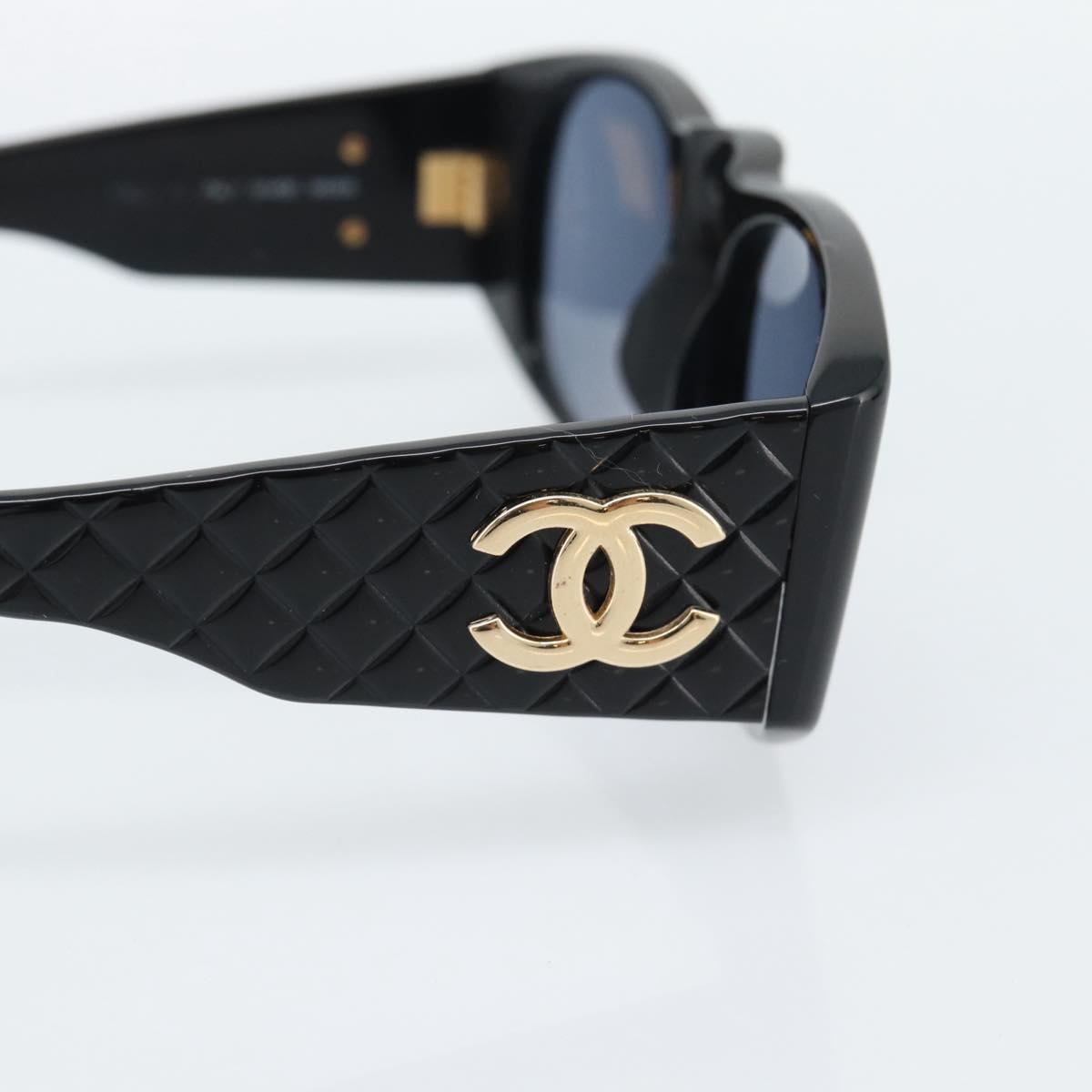 CHANEL Sunglasses plastic Black CC Auth 180944M - Jerrillo image 4