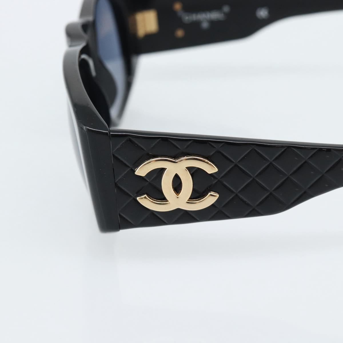 CHANEL Sunglasses plastic Black CC Auth 180944M - Jerrillo image 6