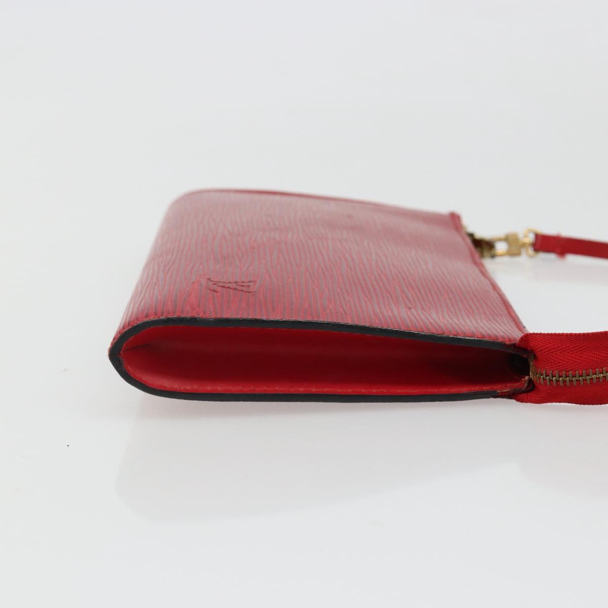 LOUIS VUITTON Epi Pochette Accessoires Pouch Red M52947 LV Auth 184334 - Jerrillo image 3