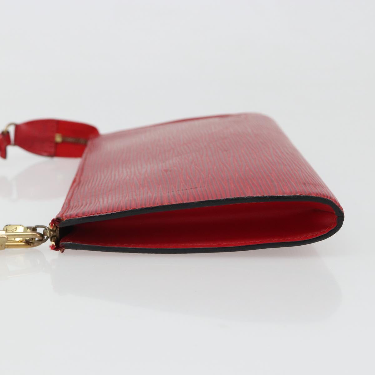 LOUIS VUITTON Epi Pochette Accessoires Pouch Red M52947 LV Auth 184334 - Jerrillo image 4