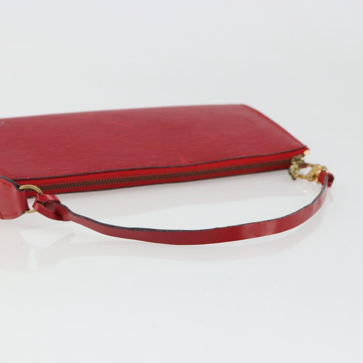 LOUIS VUITTON Epi Pochette Accessoires Pouch Red M52947 LV Auth 184334 - Jerrillo image 7