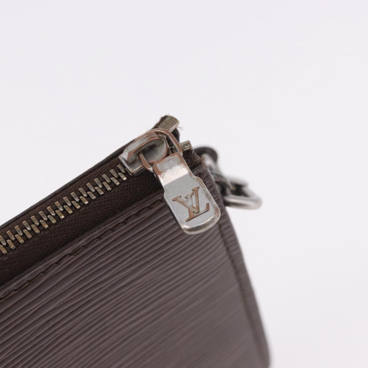 LOUIS VUITTON Epi Pochette Accessoires Pouch Mocha M5294D LV Auth 184652A - Jerrillo image 10