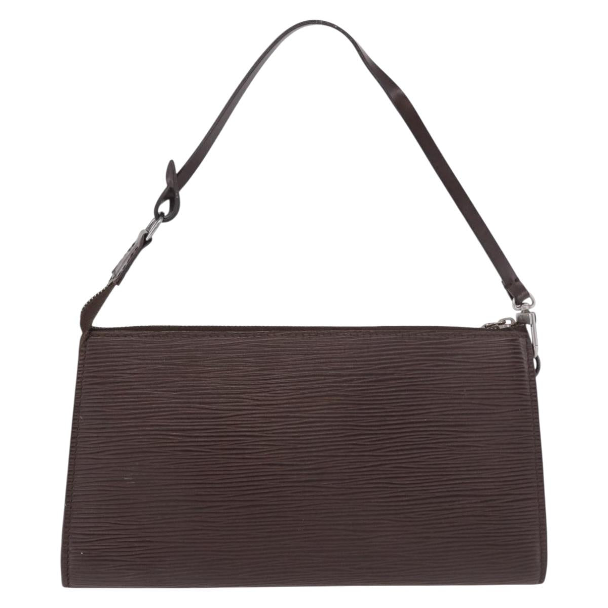 LOUIS VUITTON Epi Pochette Accessoires Pouch Mocha M5294D LV Auth 184652A - Jerrillo image 2