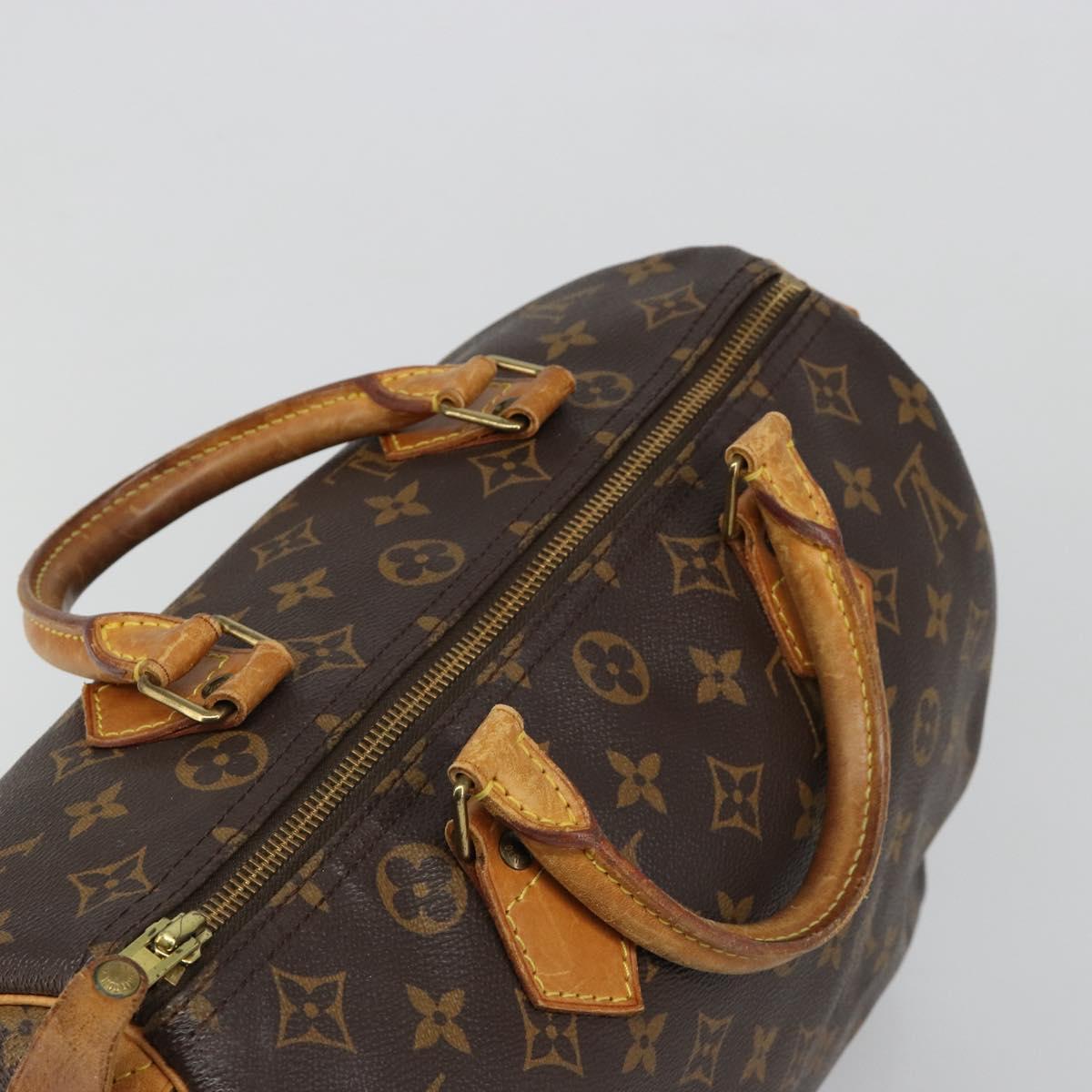 LOUIS VUITTON Monogram Speedy 30 Hand Bag M41526 LV Auth 185705A - Jerrillo image 6