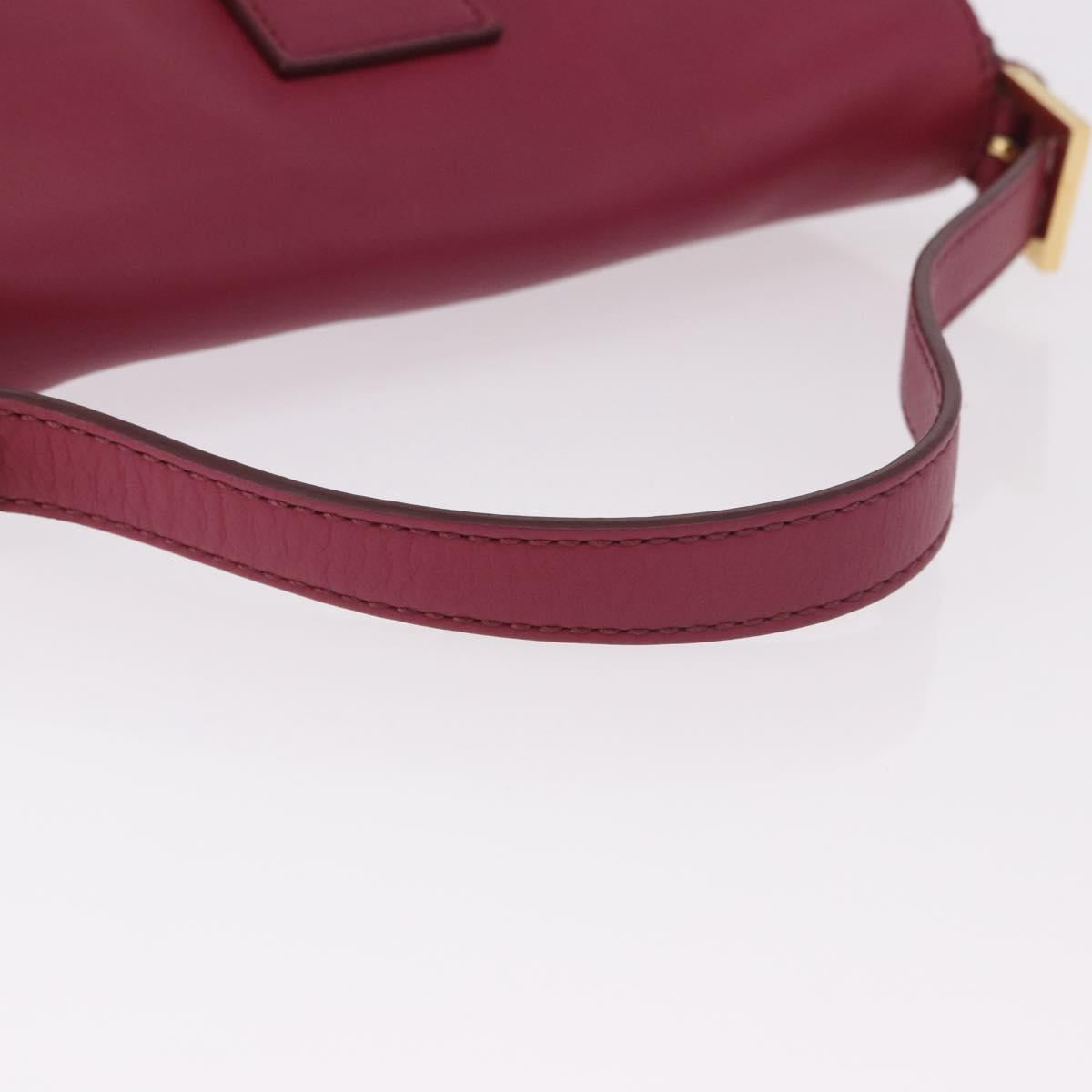 FENDI Mamma Baguette Shoulder Bag Leather Ivory Gold Auth 185734SAM - Jerrillo image 7