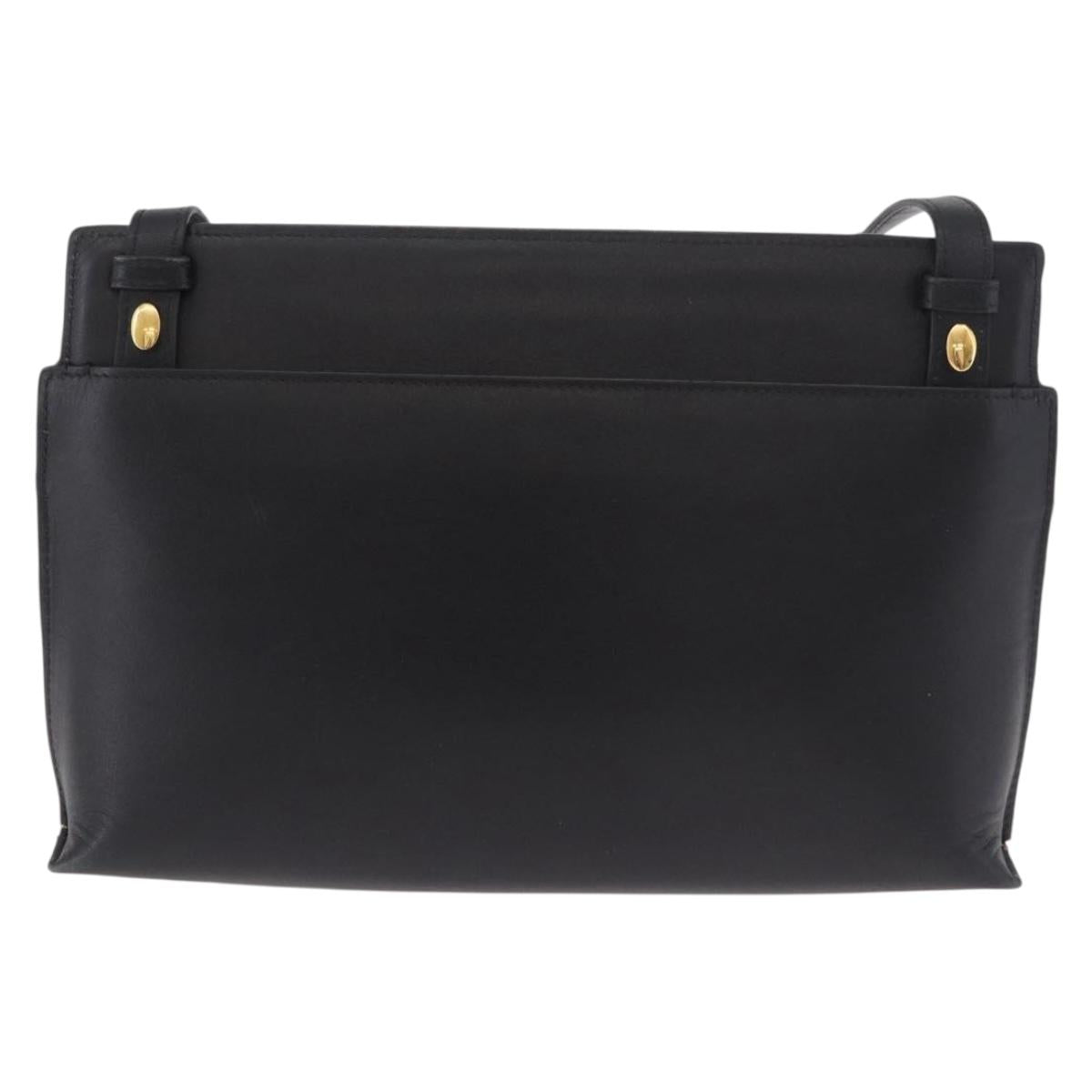 LOEWE Shoulder Bag Harako Leather Brown Gold Auth 185738A - Jerrillo image 2