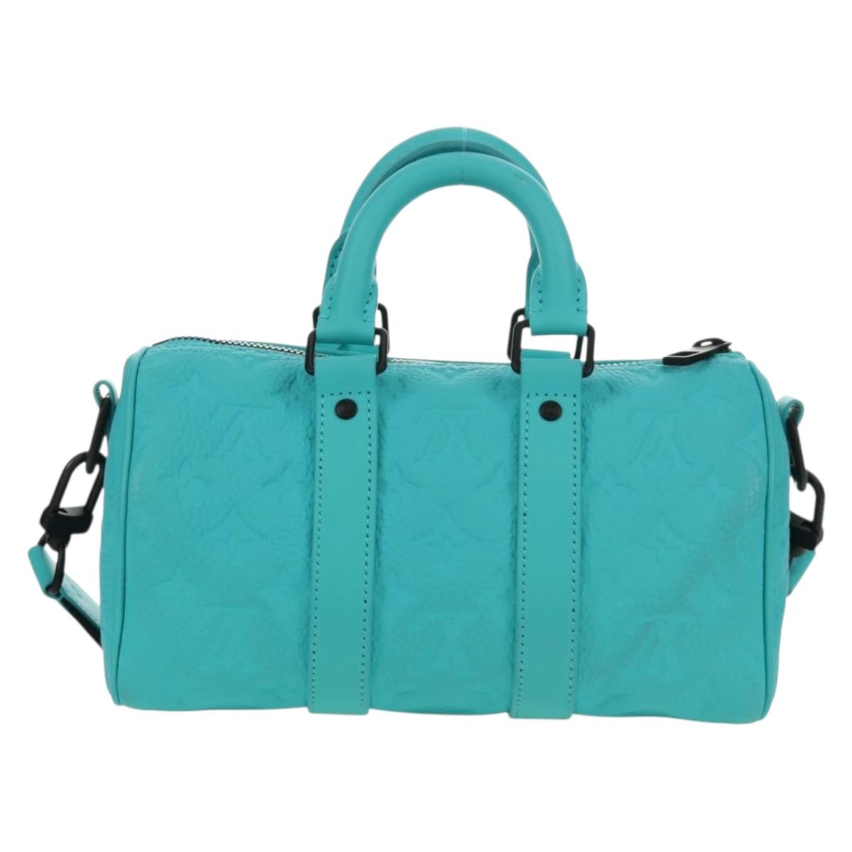 LOUIS VUITTON Taurillon Clemence Keepall Bandouliere 25 Bag M11996 Auth 185940SM - Jerrillo image 2