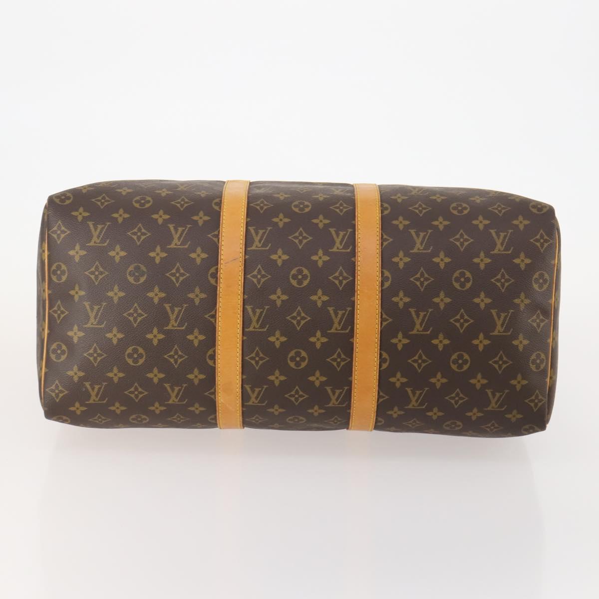 LOUIS VUITTON Monogram Keepall 50 Boston Bag M41426 LV Auth 186091A - Jerrillo image 5