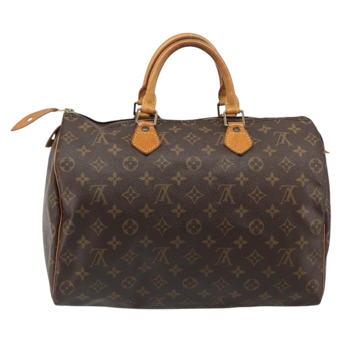 LOUIS VUITTON Monogram Speedy 35 Hand Bag M41524 LV Auth 186099A - Jerrillo image 2