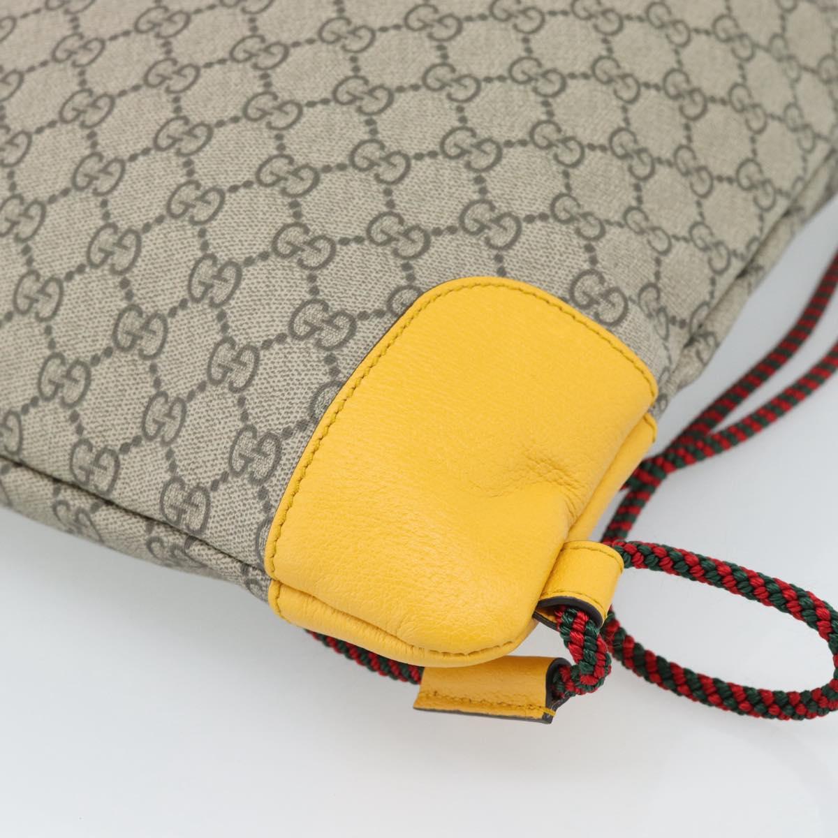 GUCCI GG Supreme Backpack PVC 2way Beige 473872 Auth 186117M - Jerrillo image 10