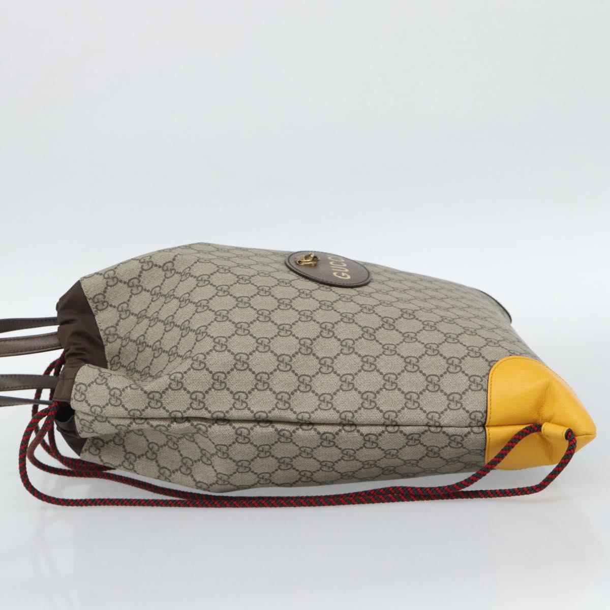 GUCCI GG Supreme Backpack PVC 2way Beige 473872 Auth 186117M - Jerrillo image 3