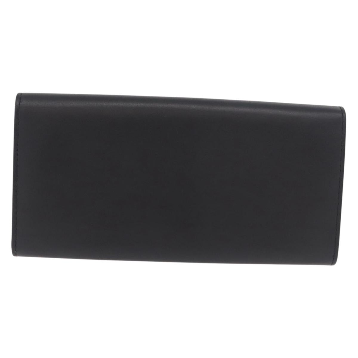 CARTIER Long Wallet Leather Black Gold Auth 186137V - Jerrillo image 2