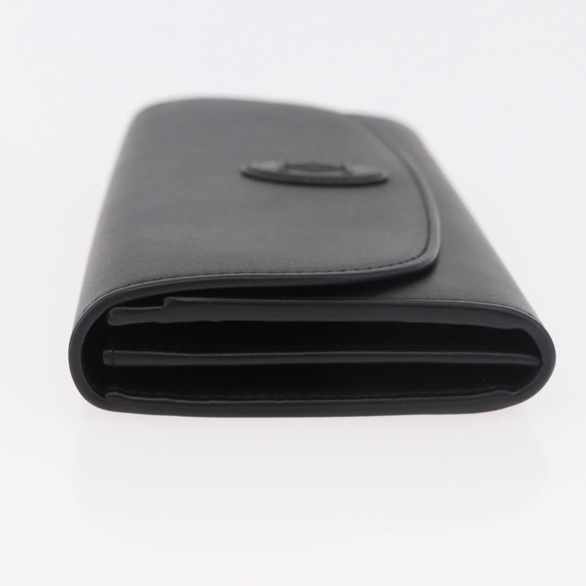 CARTIER Long Wallet Leather Black Gold Auth 186137V - Jerrillo image 4