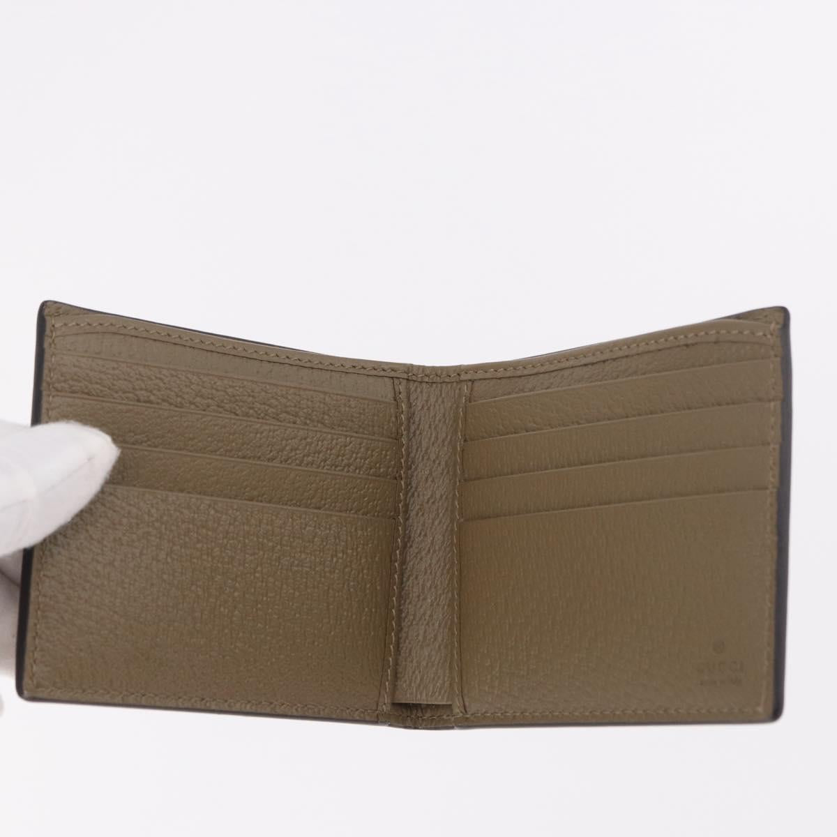 GUCCI GG Marmont Wallet Leather Beige Silver 428726 Auth 186156M - Jerrillo image 8