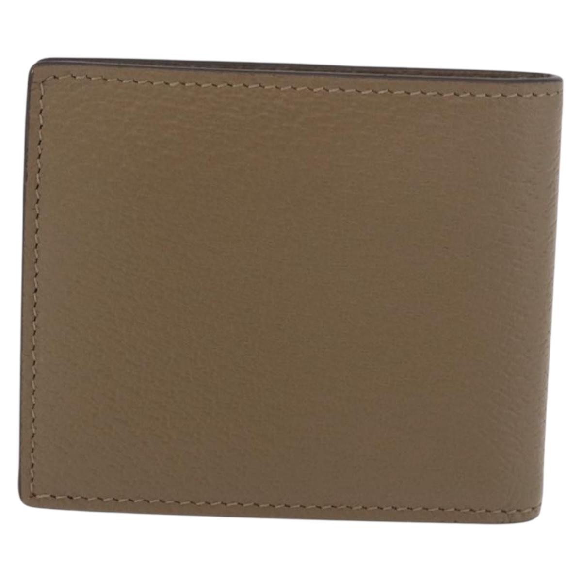 GUCCI GG Marmont Wallet Leather Beige Silver 428726 Auth 186156M - Jerrillo image 2