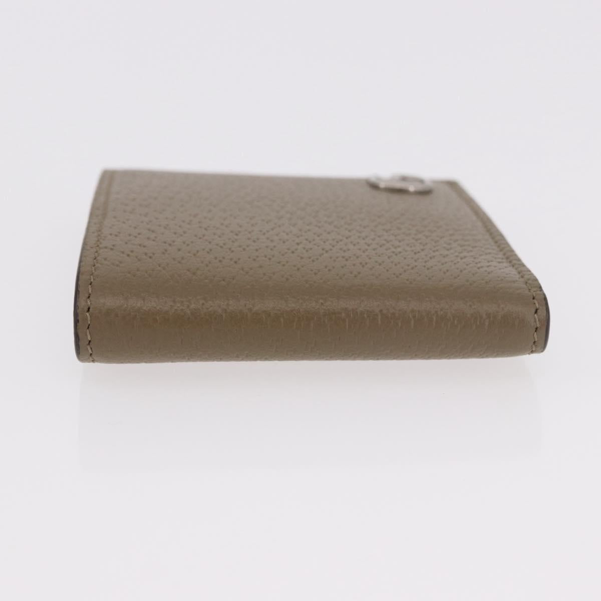 GUCCI GG Marmont Wallet Leather Beige Silver 428726 Auth 186156M - Jerrillo image 4